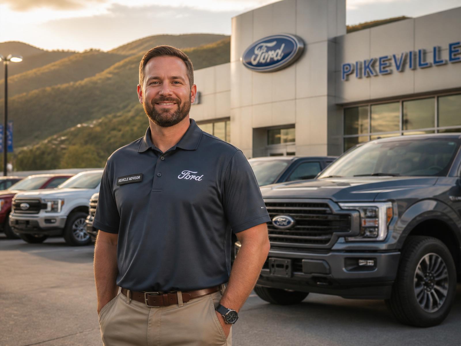 Joshua Harvey, trusted vehicle advisor at Walters Auto Group in Pikeville, Kentucky